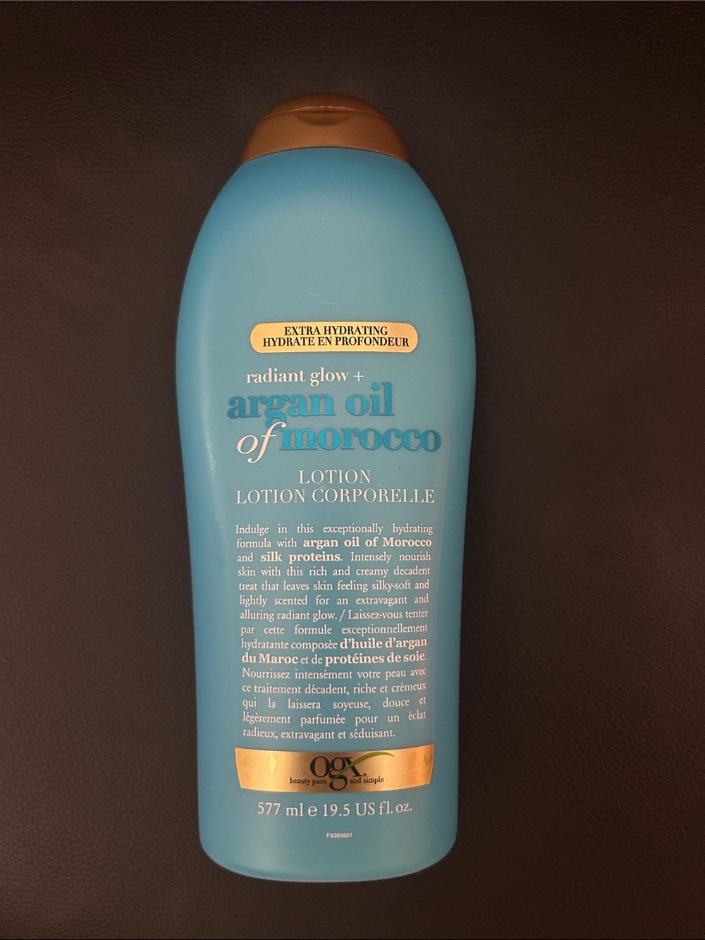 NWT 🆕 OGX Argan Oil of Morocco Radiant Glow+ Body Lotion